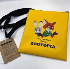 【新品タグ付き】しまむら ズートピア サコッシュ ショルダーバッグ 黄色のサムネイル