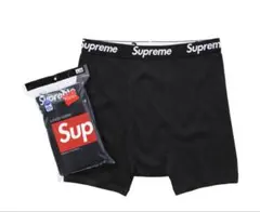 新品未使用　Supreme ボクサーパンツ　S　黒　1枚　パンツ