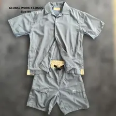 GLOBAL WORK X LOGOS コラボ　セットアップのサムネイル