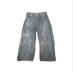 スラックス 古着 ブラック