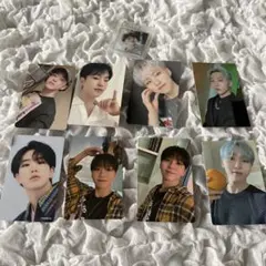 SEVENTEEN トレカ 8点セットキーホルダー付き