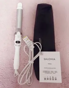 SALONIA セラミック カールヘアアイロン 32mm コテ
