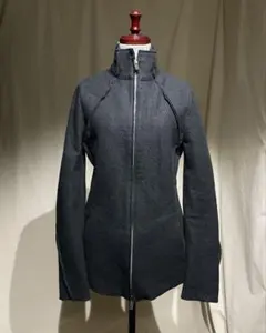 N/07 Rawcut Track Jacket brass zip pull