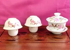 中国茶器 蓋碗と湯呑み2セット 茶碗伊万里焼き九谷焼き急須有田焼き 