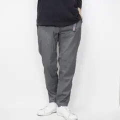 GRAMICCI × BEAMSBOY 別注 ギャバテーパードパンツ【F】グレー