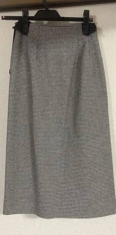 トゥモローランド　Ballsey ブラックホワイト チェック タイトスカート