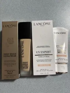 LANCOME タンイドル PO-01&UVエクスペールトーンアップローズN