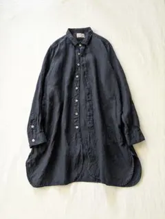 【専用】prit リネン ロングシャツ サイドポケット付きのサムネイル