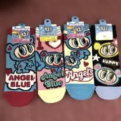 エンジェルブルー　靴下　4足セット　22〜24㎝