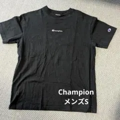 Champion ブラック メンズ半袖Tシャツ　 Sサイズ