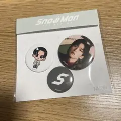 目黒蓮　缶バッジセット TAIPEI ver. SnowMan ポップアップ