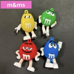 M&M's エムアンドエムズ シリコンフィギュアチャーム アメコミ 4体セット