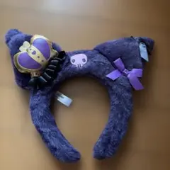 サンリオ　クロミ　紫色の王冠デザインカチューシャ