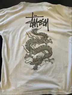 80s-90s 白タグ old stussy tシャツ