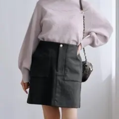 cohina ウーリーベイカーミニスカート