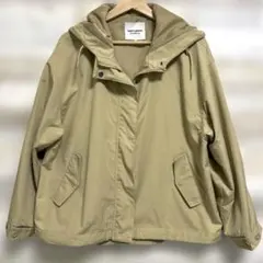 マウンテンパーカー　ベージュ　L レディース　アンズポケット