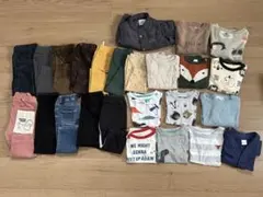 90㎝　男の子　ベビーキッズ服　ベスト　秋冬春　まとめ売り