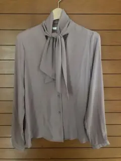 J.studio ロングスリーブブラウス グレージュ Fサイズ 韓国DHOLIC