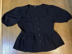 【美品】ユニクロのボリュームスリーブブラウス