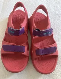 CROCS ピンク 子供用サンダル 13.0cm