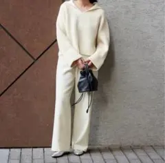 ▢レア　IENA セーラーカラー　ニット　プルオーバー　ウール100%