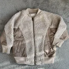 branshes キッズジャケット 100cm ベージュ/ホワイト