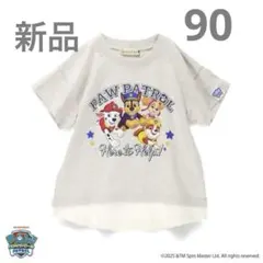 【新品】branshes パウパトロール 重ね着風　半袖Tシャツ 90cmのサムネイル
