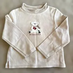 Burberry クマ刺繍 トレーナー クリーム色のサムネイル