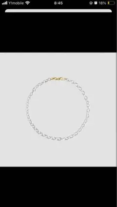 h'eres RENEE SWIRL LINE NECKLACE - メルカリ