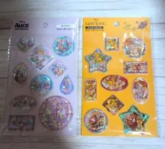 セリア ディズニー ウォーターシール　ライオンキング　ヤングオイスター　2枚