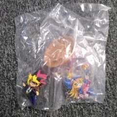 遊戯王　デュエリスト　フィギュアコレクション　武藤遊戯　ブラックマジシャンガール