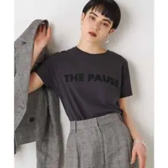 THE PAUSE Tシャツ チャコールグレー　Whim Gazetteのサムネイル