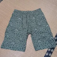 メンズショートパンツ　唐草模様×柴犬のサムネイル