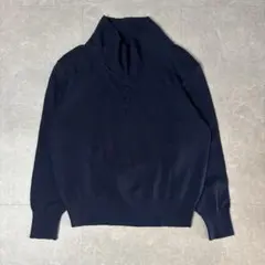 ニット タートル ネイビー カジュアル ヴィンテージ