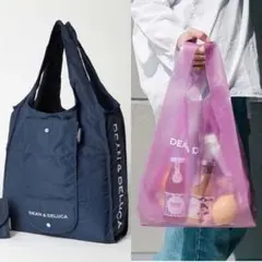 ディーン＆デルーカ DEAN&DELUCA エコバッグ 岡山限定紺＆ブルーベリー