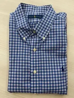 RALPH LAUREN 半袖シャツ チェック XL
