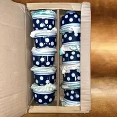 最終値下げ。新品 昭和レトロ 水玉 湯呑み 蓋付き 10客 レトロ食器 陶磁器