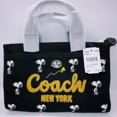 藤*美様 【新品】COACH コーチ カーゴトート スヌーピー トートバッグ 
