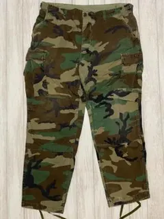 米軍本物ウッドランド迷彩パンツ1968年官給品M/XL 米軍本物ウッドランド迷彩パンツ1968年官給品M/XL - メルカリ