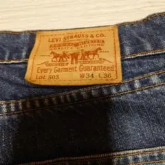 W34 503 リーバイス LEVI STRAUSS & CO ストレートデニム