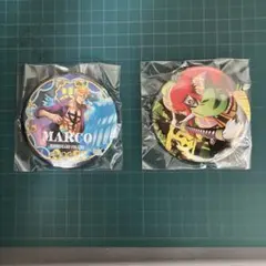 ONE PIECE ワンピース マルコ　缶バッジセット