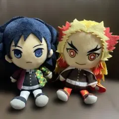 鬼滅の刃　Chibiぬいぐるみ　冨岡義勇　煉獄杏寿郎