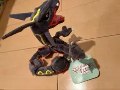タグ付きポケモンセンター Pokémon fit 黒いレックウザ ぬいぐるみ