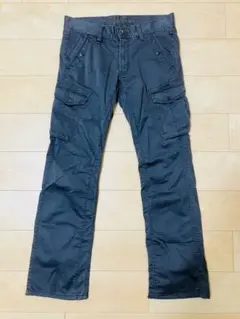 NICOLE CLUB FOR MEN カーゴギミックパンツ フレア サイズ48のサムネイル