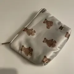 GELATO PIQUE クマ柄サテンポーチ