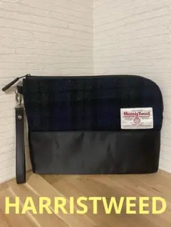 【お買い得】HARRISTWEED ハンドバッグ　ハリスツィード　 チェック柄のサムネイル