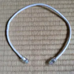 LANケーブル 白 0.5m CAT.5e