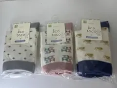 【新品】jico toco ベビー靴下 3足セット 13-15cm 子供服