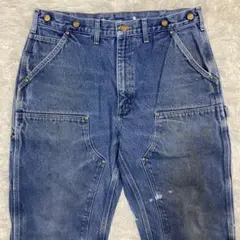 00s carhartt カーハート デニム　ダブルニー　34×32 00's Carhartt カーハート デニム ダブルニーパンツ サスペンダー