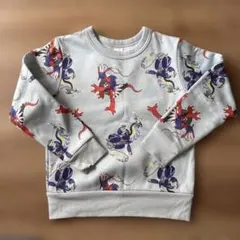 トレーナー　スウェット　ポケモン　ミライドン&コライドン　140 ★used品